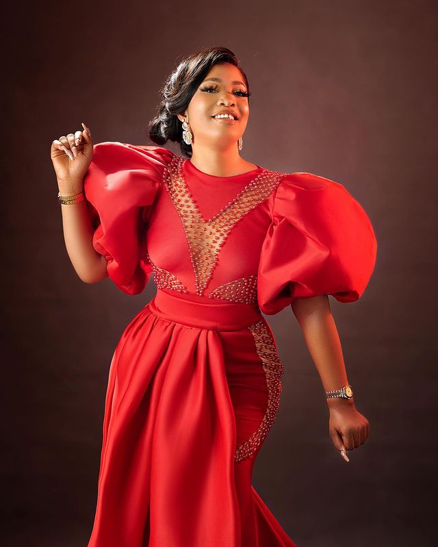 Red Mermaid Plus Size Prom Dresses | Beaded Aso Ebi Evening Gowns
