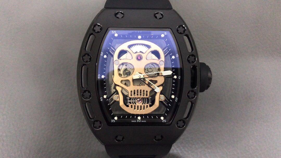 RM-052 Mens watches Size: 43x50mm 6T51 Auto Movement Sapphire Anti-scratch glass Mirror Rubber strap Orologio di Lusso, Box
RM-052 Mens watches Size: 43x50mm 6T51 Auto Movement Sapphire Anti-scratch glass Mirror Rubber strap Orologio di Lusso, Box