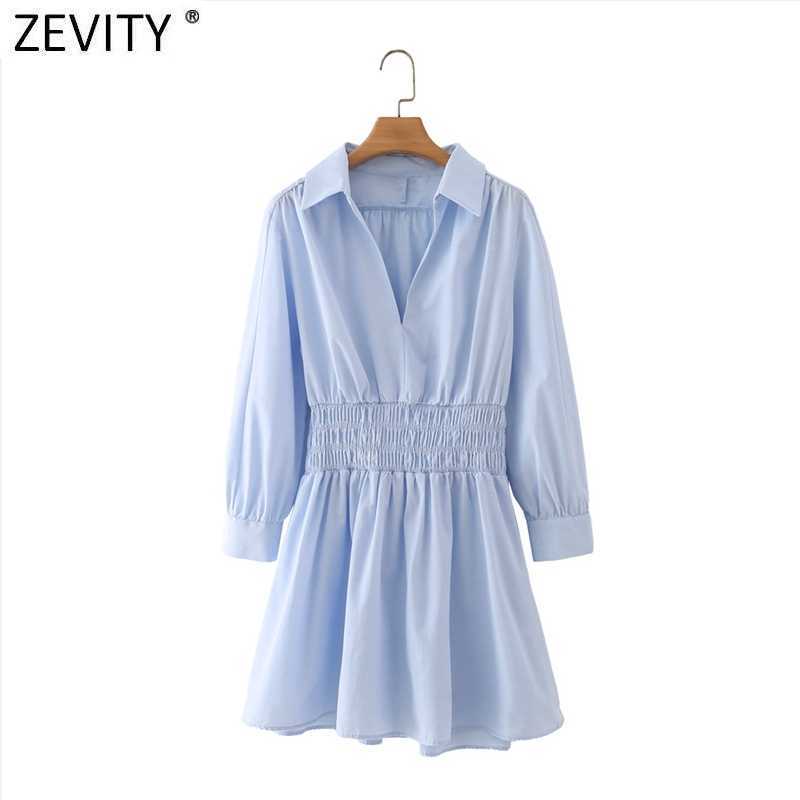 Zevity Women Fashion Turn Down Collar Solid Elastic Waist Mini Dress Female Casual Slim Vestido Chic Business Dresses DS8214 210603, As pic ds8214xz
Zevity Women Fashion Turn Down Collar Solid Elastic Waist Mini Dress Female Casual Slim Vestido Chic Business Dresses DS8214 210603, As pic ds8214xz
