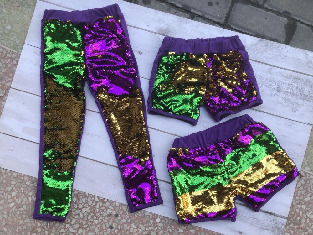 Ready To Ship Mardi Gras Reversible Sequins Shorts Purple Green Gold Toddler Kids Stripe, Black
Ready To Ship Mardi Gras Reversible Sequins Shorts Purple Green Gold Toddler Kids Stripe, Black