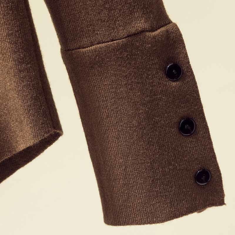 Pullover Button Korean Style Turtleneck Bottoming Sweaters Women Solid Knitted Jumper Slim Chic Cuffs Pull Femme 11796 210508