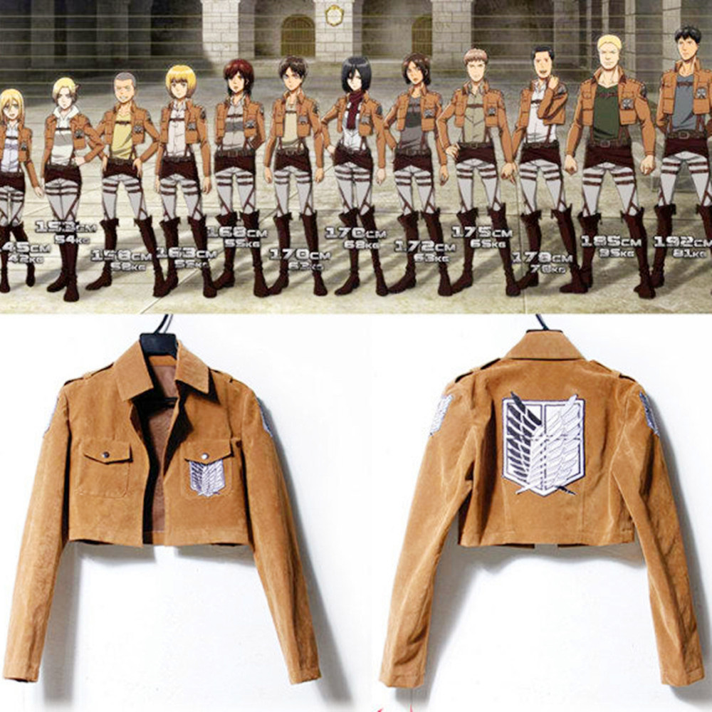 Attack on Titan Cosplay Mikasa Ackerman Jackets Coats Top Anime Cosplay Costume, Black
Attack on Titan Cosplay Mikasa Ackerman Jackets Coats Top Anime Cosplay Costume, Black