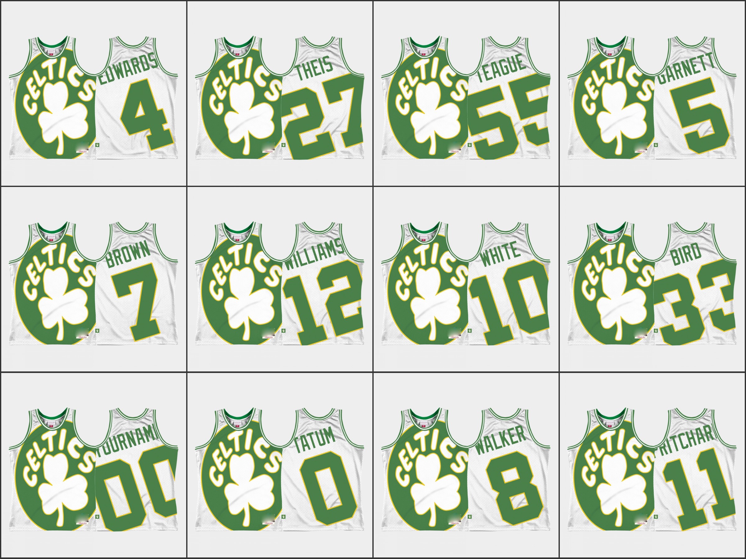 BostonCelticsJayson Tatum Kemba Walker Jaylen Brown Larry Bird Custom Big Face 2.0 Jersey White
BostonCelticsJayson Tatum Kemba Walker Jaylen Brown Larry Bird Custom Big Face 2.0 Jersey White