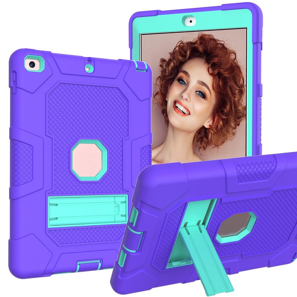 Tablet Cases for ipad 9.7 3 in 1 silicone+PC Shockproof Rugged Protective Case with Kickstand
Tablet Cases for ipad 9.7 3 in 1 silicone+PC Shockproof Rugged Protective Case with Kickstand