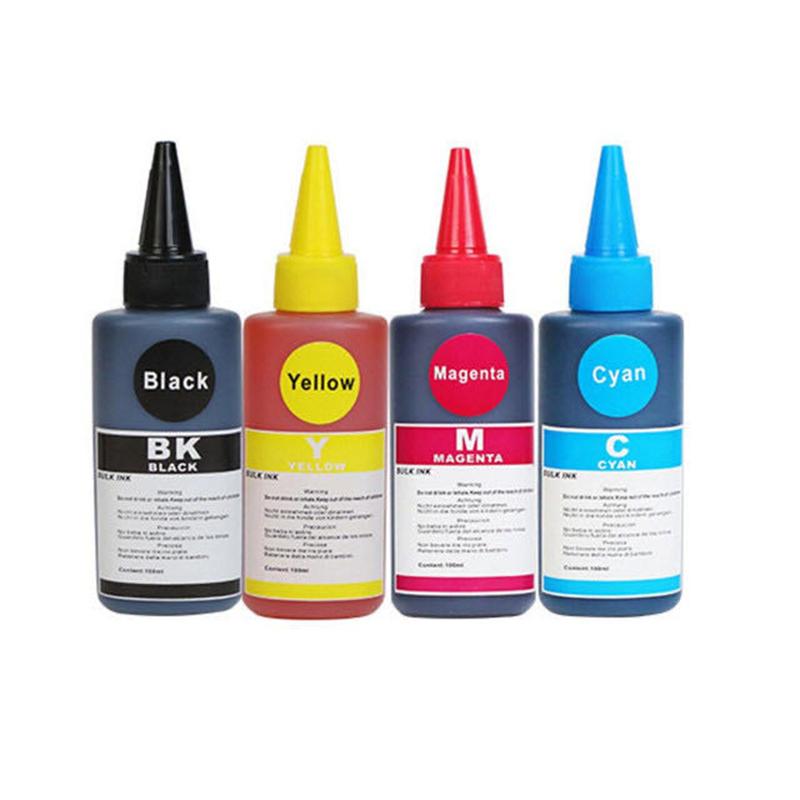 Universal Refill Dye Ink CMYK 100ML Kit Compatible For Canon Brother Lexmark DE Kits
Universal Refill Dye Ink CMYK 100ML Kit Compatible For Canon Brother Lexmark DE Kits
