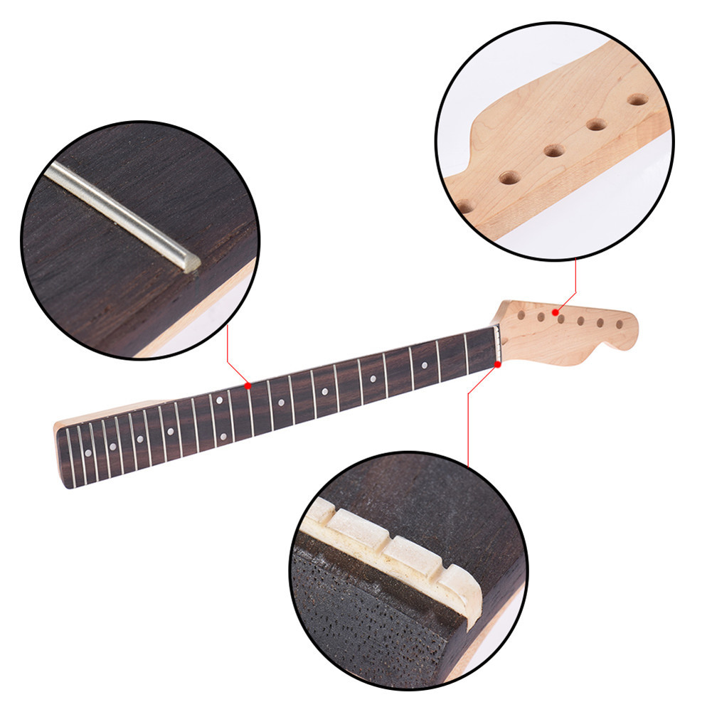 Electric Guitar Neck Canada Maple 22 Frets Rosewood Fingerboard Bolt on C Shape Clear Satin
Electric Guitar Neck Canada Maple 22 Frets Rosewood Fingerboard Bolt on C Shape Clear Satin