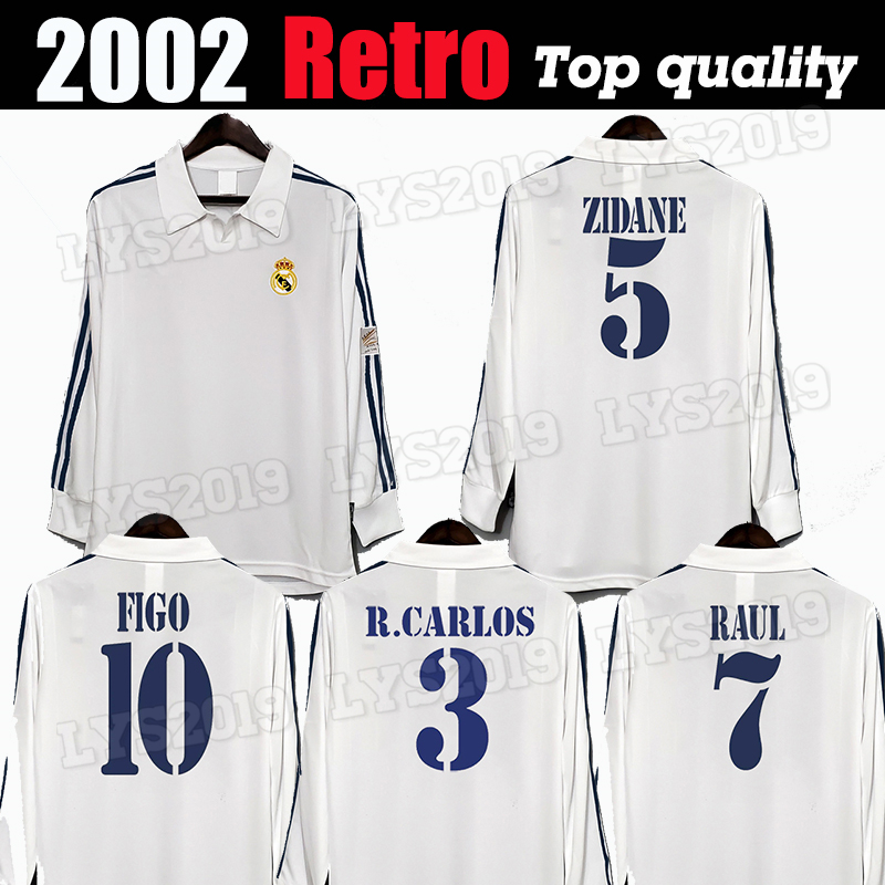 2001 2002 2003 real Madrid home soccer jersey ZIDANE FIGO HIERRO RONALDO RAUL classic R.Carlos Sávio retro football shirt vintage jersey, 100 years anniversary edition
2001 2002 2003 real Madrid home soccer jersey ZIDANE FIGO HIERRO RONALDO RAUL classic R.Carlos Sávio retro football shirt vintage jersey, 100 years anniversary edition