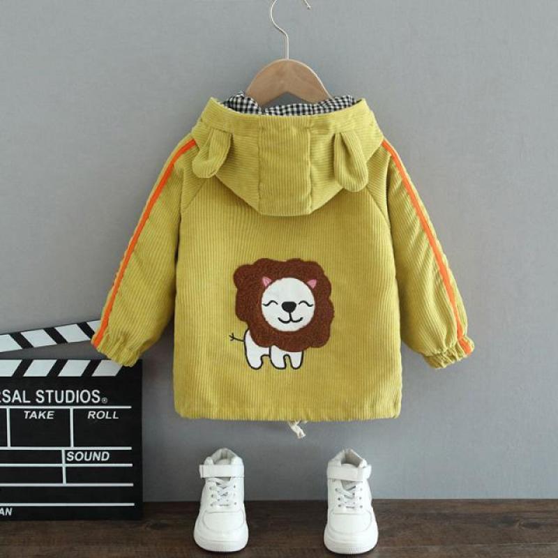 Jackets Jacket For Boy Hooded Coat Autumn Children's Outerwear Cartoon Lion Print Windbreaker Girls Winter Kids Baby Fashion Clothes, Blue;gray
Jackets Jacket For Boy Hooded Coat Autumn Children's Outerwear Cartoon Lion Print Windbreaker Girls Winter Kids Baby Fashion Clothes, Blue;gray
