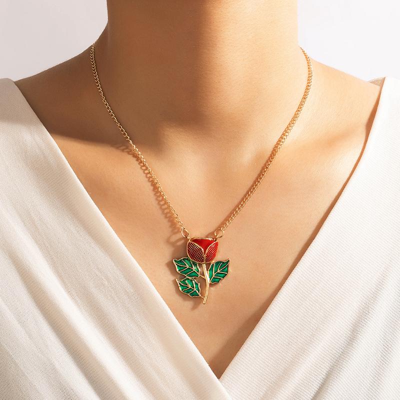 Pendant Necklaces Vintage Rose Flowers Pandent Necklace For Women Colorful Dripping Oil Geometry Choker Female Wedding Jewelry Collar
Pendant Necklaces Vintage Rose Flowers Pandent Necklace For Women Colorful Dripping Oil Geometry Choker Female Wedding Jewelry Collar
