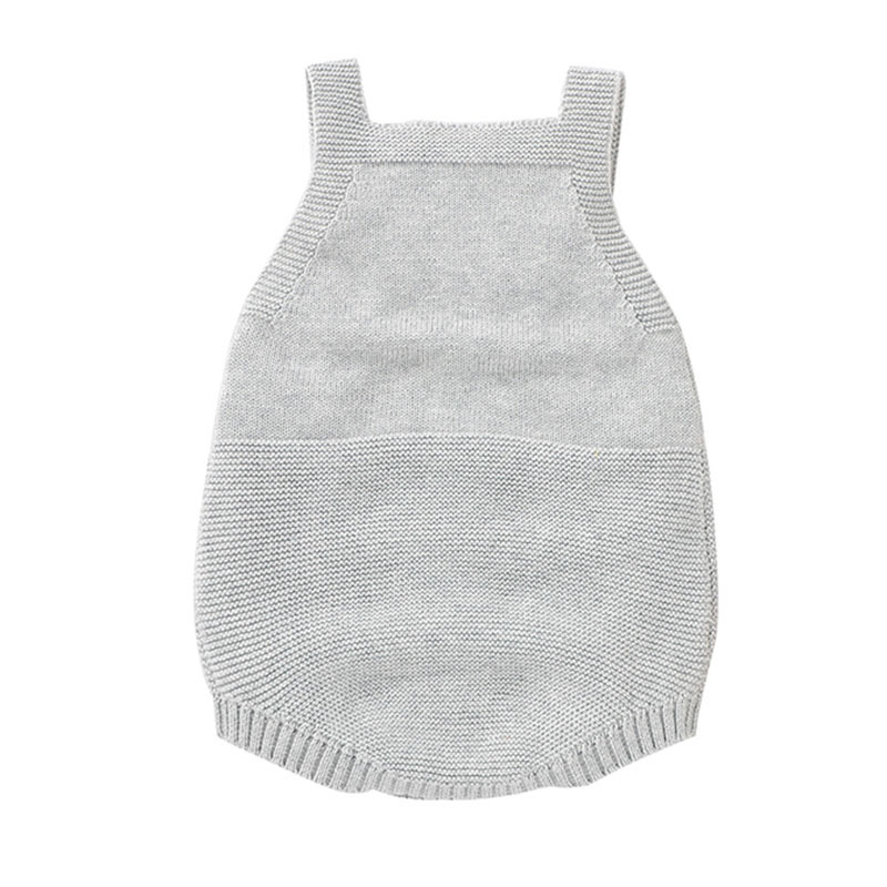 Autumn Winter Infant Baby Romper born Boy Girl Cute Lion Head Braces Clothes Rompers Boys Girls Knitted 210429