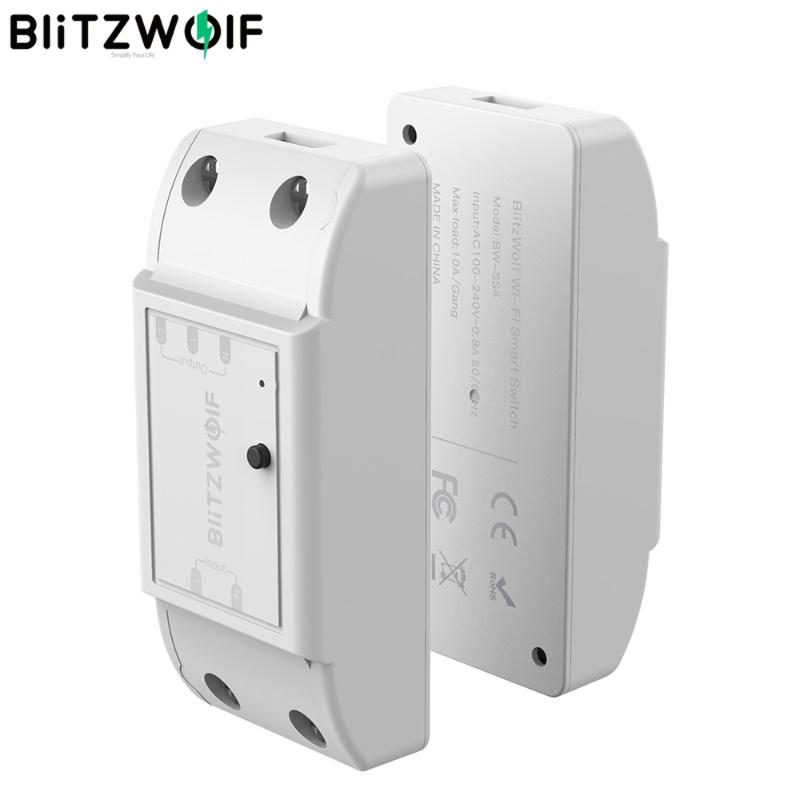 Smart Home Control BlitzWolf BW-SS4 Basic 2200W 10A 1/2 Way WIFI DIY Switch Module Remote Count-Down Timer
Smart Home Control BlitzWolf BW-SS4 Basic 2200W 10A 1/2 Way WIFI DIY Switch Module Remote Count-Down Timer
