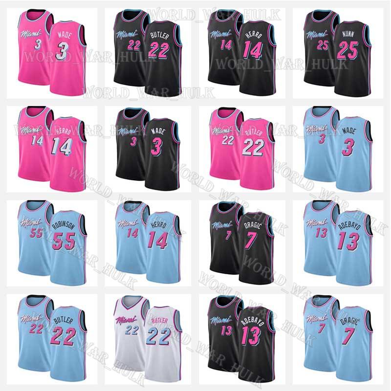 Dwayne 3 Wade Jerseys Jimmy 22 Butler 14 Tyler Herro Kendrick 25 Nunn Bam Goran Adebayo Dragic Duncan 55 Robinson Miami Heat 2020, Black;red
Dwayne 3 Wade Jerseys Jimmy 22 Butler 14 Tyler Herro Kendrick 25 Nunn Bam Goran Adebayo Dragic Duncan 55 Robinson Miami Heat 2020, Black;red