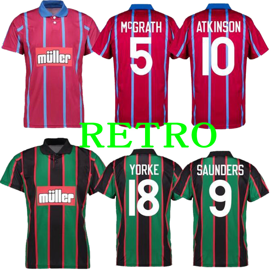 1993 1995 Villa retro soccer jersey 93 94 95 Aston McGrath Houghton RICHARDSON SAUNDERS YORKE EHIOGU classic vintage football shirt, Black
1993 1995 Villa retro soccer jersey 93 94 95 Aston McGrath Houghton RICHARDSON SAUNDERS YORKE EHIOGU classic vintage football shirt, Black