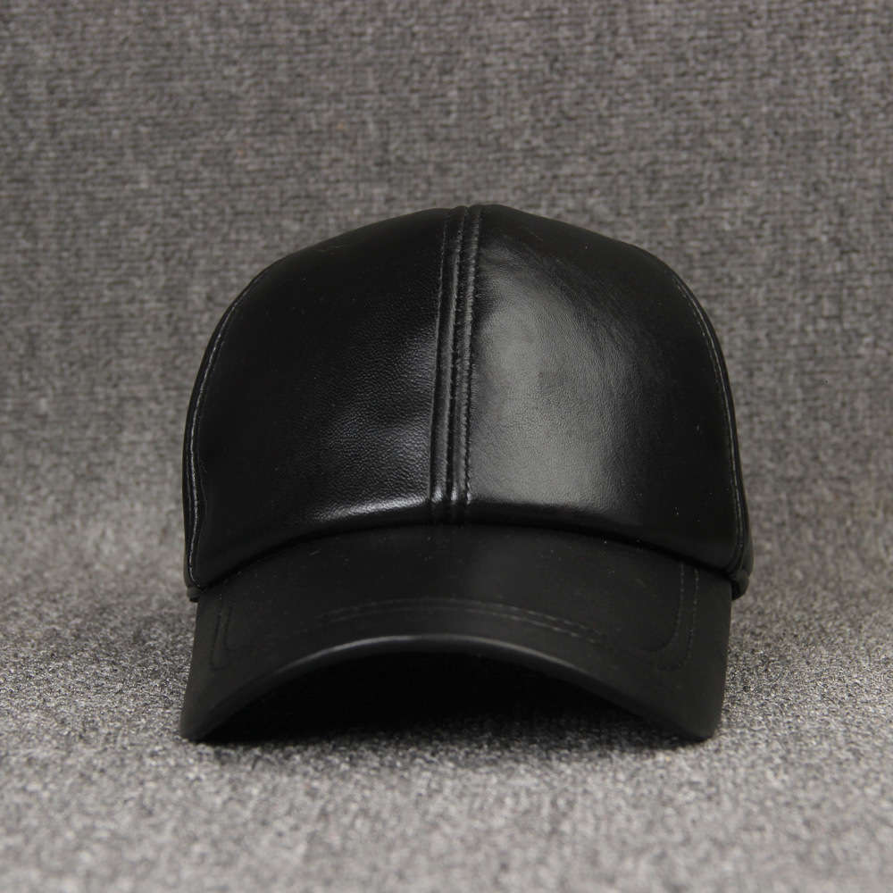 cap Korean leisure fashion sheepskin baseball adjustable leather thick hat for men and women, Blue;gray
cap Korean leisure fashion sheepskin baseball adjustable leather thick hat for men and women, Blue;gray