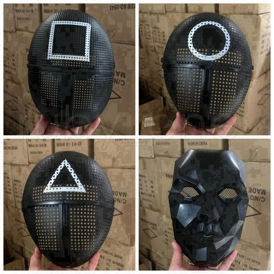Squid Game Masked Man Masks Round Squire Triangle Cosply Mask Accessories Delicate Halloween Masquerade Costume Party Props Sea Way RRA4485
Squid Game Masked Man Masks Round Squire Triangle Cosply Mask Accessories Delicate Halloween Masquerade Costume Party Props Sea Way RRA4485