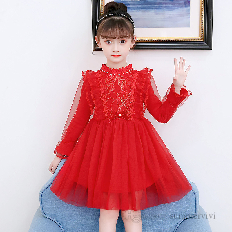 Sweet girls Christmas party dresses girls beaded collar falbala sleeve lace tulle dress lolita kids gauze embroidery princess clothing Q2365, Red
Sweet girls Christmas party dresses girls beaded collar falbala sleeve lace tulle dress lolita kids gauze embroidery princess clothing Q2365, Red