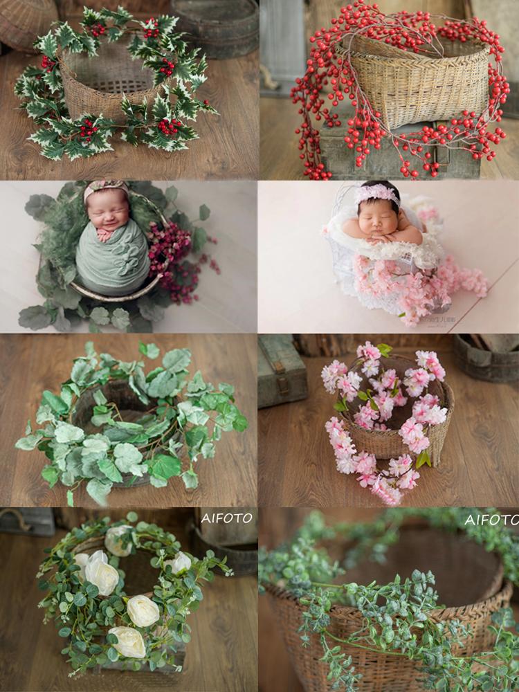 Baby Born Pography Prop Green Plants Basket Stuffer Accessorie Berry Daisy Rattan Strip Vine Studio Shooting Flowers Caps & Hats, Yellow
Baby Born Pography Prop Green Plants Basket Stuffer Accessorie Berry Daisy Rattan Strip Vine Studio Shooting Flowers Caps & Hats, Yellow