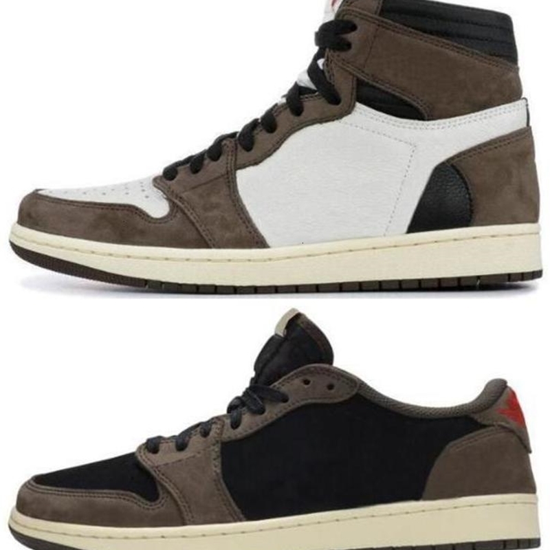 ty 1 High OG Cactus Jack Suede Dark Mocha TS SP 3M Basketball Shoes Men Women 1s Low Travis Scotts Sneakers With Box
ty 1 High OG Cactus Jack Suede Dark Mocha TS SP 3M Basketball Shoes Men Women 1s Low Travis Scotts Sneakers With Box