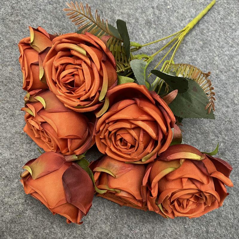 Decorative Flowers & Wreaths Simulation Rose Bouquet El Home Table Room Wedding Flower Plant Decoration Valentine's Day Gift Artificial Prin, Dark red
Decorative Flowers & Wreaths Simulation Rose Bouquet El Home Table Room Wedding Flower Plant Decoration Valentine's Day Gift Artificial Prin, Dark red