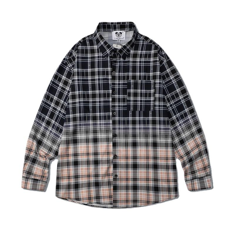 Men' Casual Shirts QIWN 2021 Fall Shirt Gradient Plaid Retro Digital Printed Loose Lapel Long Sleeve Men, Cxd70
Men' Casual Shirts QIWN 2021 Fall Shirt Gradient Plaid Retro Digital Printed Loose Lapel Long Sleeve Men, Cxd70