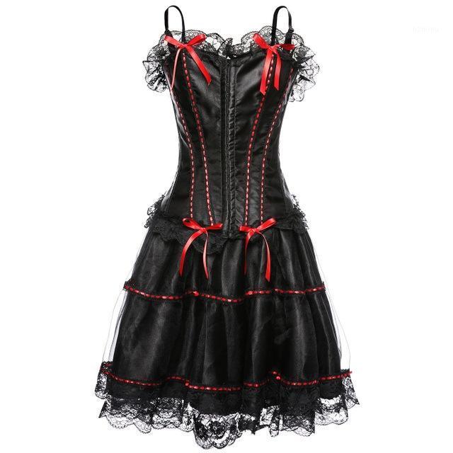 Corsets Dresses Sexy Plus Size Costume Overbust Burlesque Corset And Mini Skirt Lingerie Set Corselet Vintage Bustier Bustiers &, Pink
Corsets Dresses Sexy Plus Size Costume Overbust Burlesque Corset And Mini Skirt Lingerie Set Corselet Vintage Bustier Bustiers &, Pink