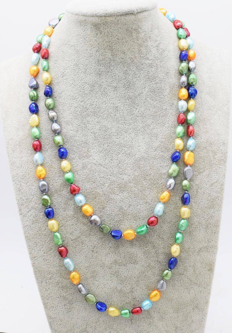 Chains Frershwater Pearl Baroque 7-10mm Multicolor Long Necklace 43inch Wholesale Beads Nature FPPJ Woman 20211
Chains Frershwater Pearl Baroque 7-10mm Multicolor Long Necklace 43inch Wholesale Beads Nature FPPJ Woman 20211