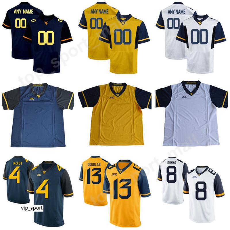 West Virginia Mountaineers 4 Kennedy McKoy Jersey College Rasul Douglas 8 Marcus Simms Evan Staley Football Make Custom Personalized, Navy blue
West Virginia Mountaineers 4 Kennedy McKoy Jersey College Rasul Douglas 8 Marcus Simms Evan Staley Football Make Custom Personalized, Navy blue