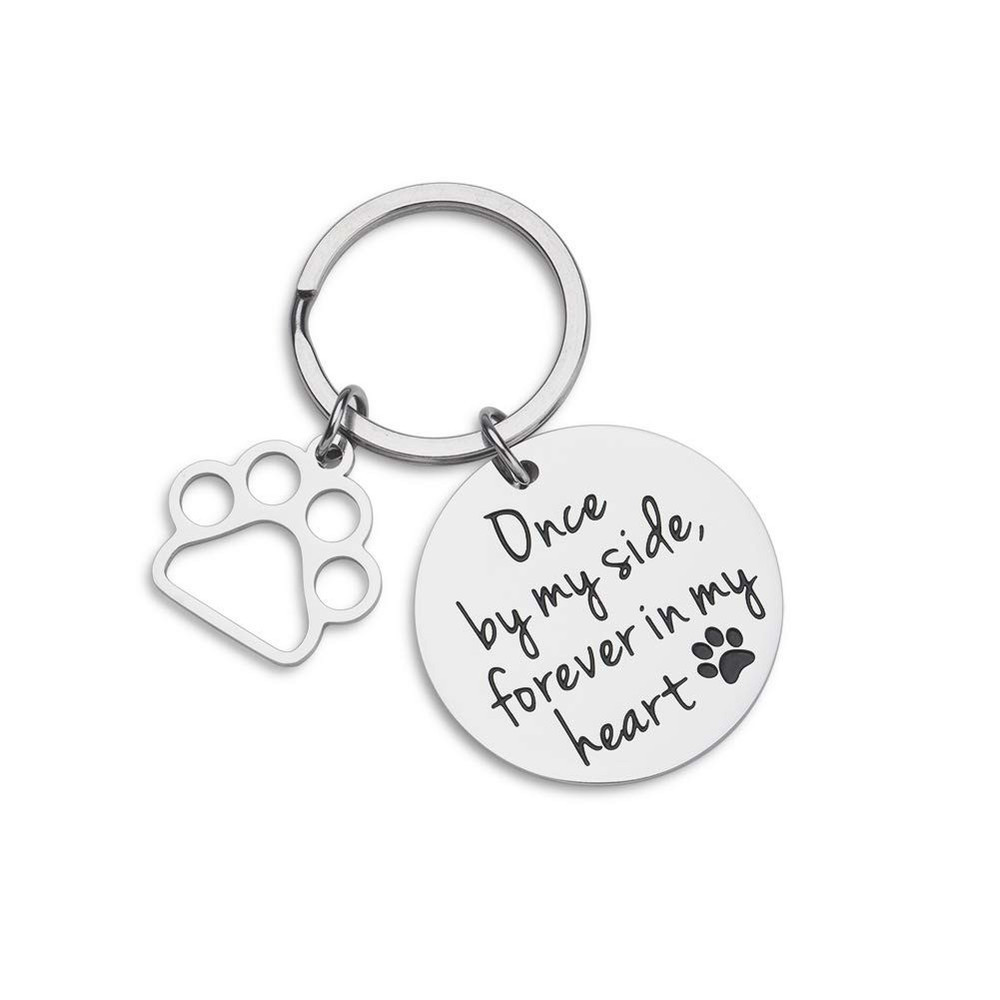 Keychain Dog Cat Remembrance Jewelry Sympathy Gift Dog Remembrance for Women Men Once By My Side Forever In My Heart Key RingDIO CHAN CONTA, Slivery;golden
Keychain Dog Cat Remembrance Jewelry Sympathy Gift Dog Remembrance for Women Men Once By My Side Forever In My Heart Key RingDIO CHAN CONTA, Slivery;golden