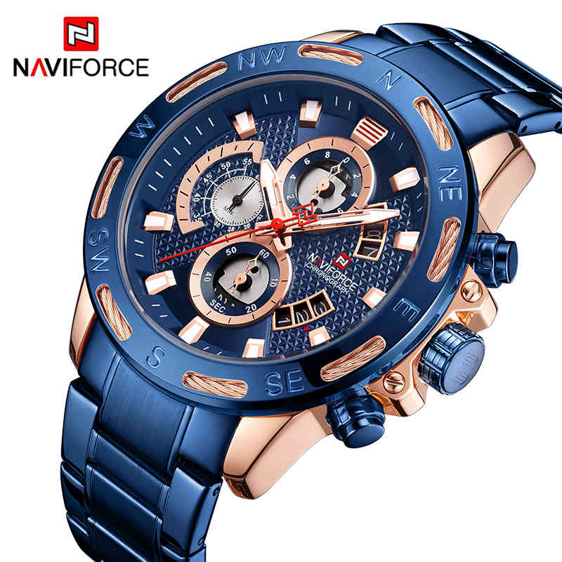 NAVIFORCE Men Watches Top Brand Fashion Sport Watch Mens Waterproof Luxury Quartz Wrist Watch Male Date Clock Relogio Masculino 210517, Silver
NAVIFORCE Men Watches Top Brand Fashion Sport Watch Mens Waterproof Luxury Quartz Wrist Watch Male Date Clock Relogio Masculino 210517, Silver