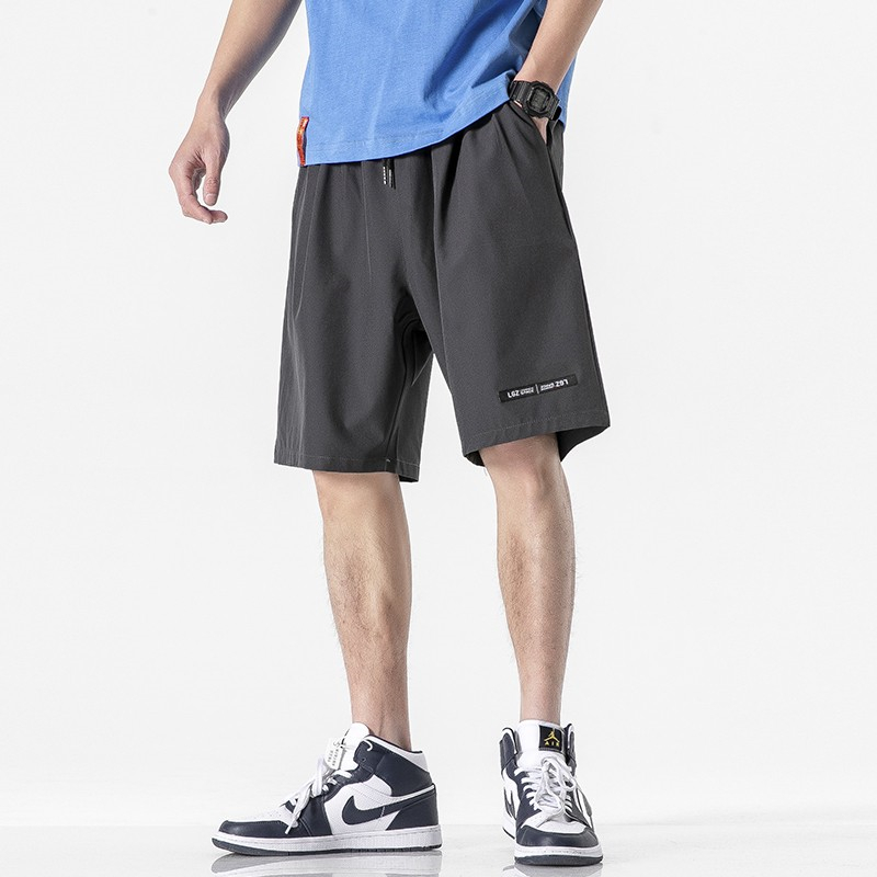 BOLUBAO Solid Color Shorts Men Casual Summer Breathable Sports Drawstring Fifth Pants s Short 210518