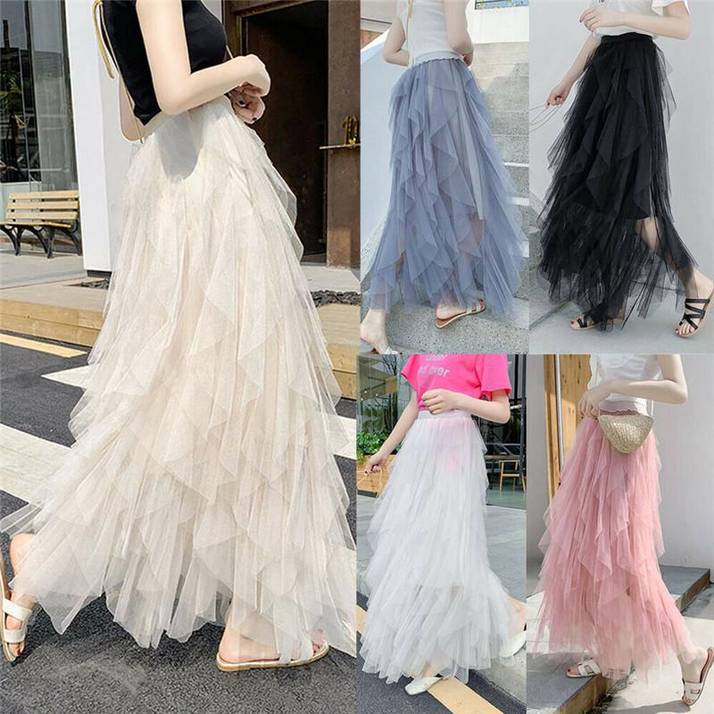 Women Tulle Petticoat Maxi Long Skirt Summer Beach Holiday Sundress Casual Fashion For Girls Skirts, Beige
Women Tulle Petticoat Maxi Long Skirt Summer Beach Holiday Sundress Casual Fashion For Girls Skirts, Beige