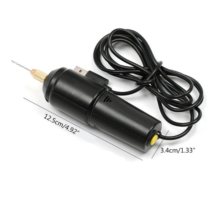 Power Tool Sets Handheld Mini Electric Drill For Pearl Epoxy Resin Jewelry Making DIY Wood Crafts Tools With 5V USB Data Cable Hand