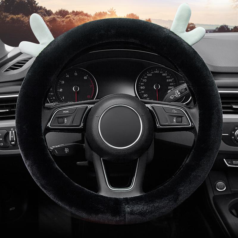 Steering Wheel Covers Antlers Flexible Plush Auto Cover Uinversal Winter Car Steering-wheel For Lada Accessories
Steering Wheel Covers Antlers Flexible Plush Auto Cover Uinversal Winter Car Steering-wheel For Lada Accessories