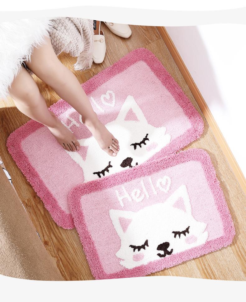 Home Non-Slip Microfiber Cartoon Door Mat Household Kitchen Absorbent Rug Shower Anti-slip TPR Toilet Floor Decor Bathroom Carpets
Home Non-Slip Microfiber Cartoon Door Mat Household Kitchen Absorbent Rug Shower Anti-slip TPR Toilet Floor Decor Bathroom Carpets