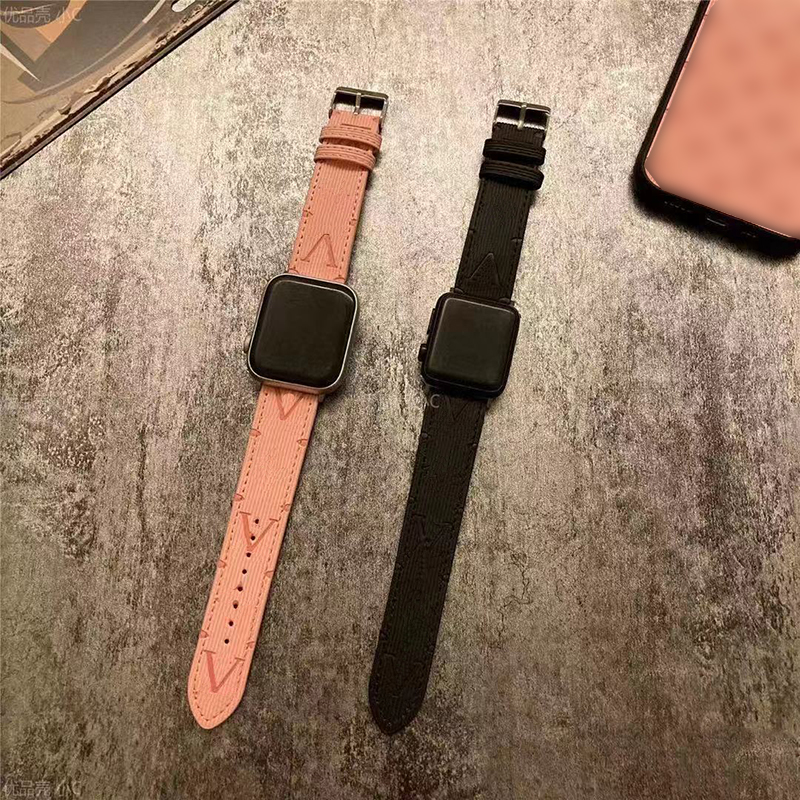 Watch Bands for Apple iwatch 1 2 3 4 5 6 Fashion Letter V Stripe For Luxury Leather Watchband Replacement Wrist Band Straps
Watch Bands for Apple iwatch 1 2 3 4 5 6 Fashion Letter V Stripe For Luxury Leather Watchband Replacement Wrist Band Straps