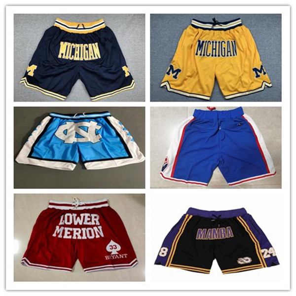 NCAA College North Carolina Tar Heels Basketball Shorts Just Man Don Michigan Wolverines Black Breathable Mamba Lower Merion High School Pocket Pants Sweatpants, Pic g
NCAA College North Carolina Tar Heels Basketball Shorts Just Man Don Michigan Wolverines Black Breathable Mamba Lower Merion High School Pocket Pants Sweatpants, Pic g