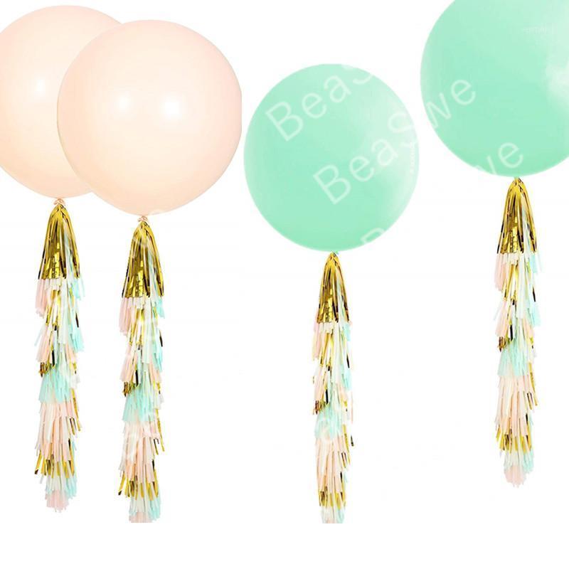 Party Decoration 24/36 Inch Mint Green Skin Round Pastel Helium Balloons With Peach Beige Gold Fringed Garland Wedding Birthday Baby Shower
Party Decoration 24/36 Inch Mint Green Skin Round Pastel Helium Balloons With Peach Beige Gold Fringed Garland Wedding Birthday Baby Shower