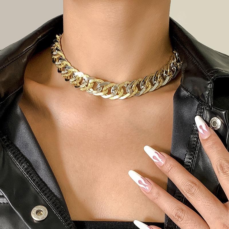 Chokers 2021 Fashion Punk Jewelry Chunky Necklaces For Women Collar Statement Luxury Hip Accessories Lady Party Bijoux
Chokers 2021 Fashion Punk Jewelry Chunky Necklaces For Women Collar Statement Luxury Hip Accessories Lady Party Bijoux
