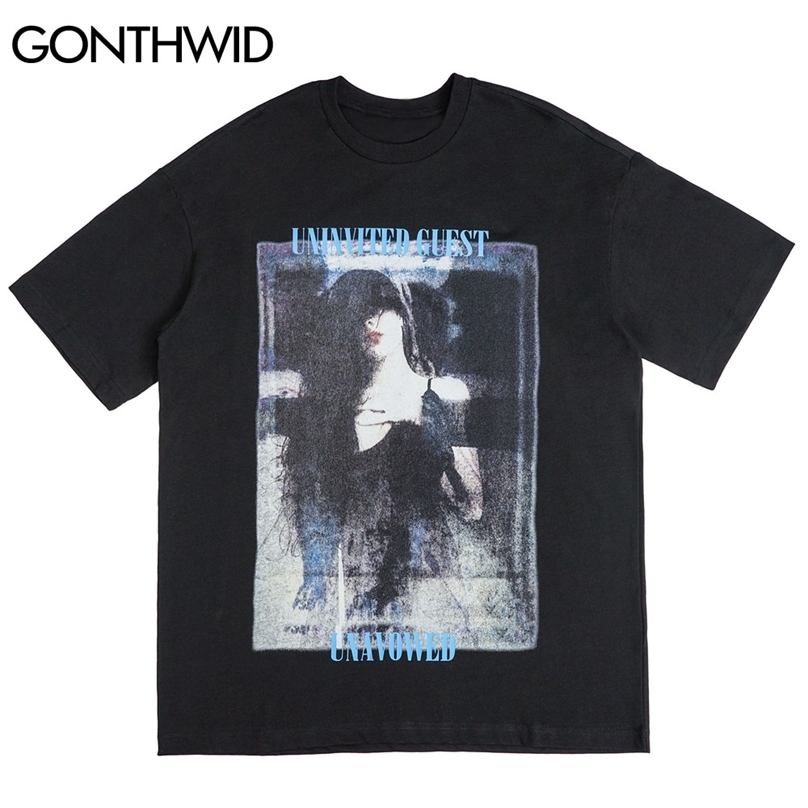 Tees Shirts Streetear Hip Hop Distressed Poster Short Sleeve Tshirts Harajuku Casual Cotton T-Shirt Tops 210602, Black
Tees Shirts Streetear Hip Hop Distressed Poster Short Sleeve Tshirts Harajuku Casual Cotton T-Shirt Tops 210602, Black