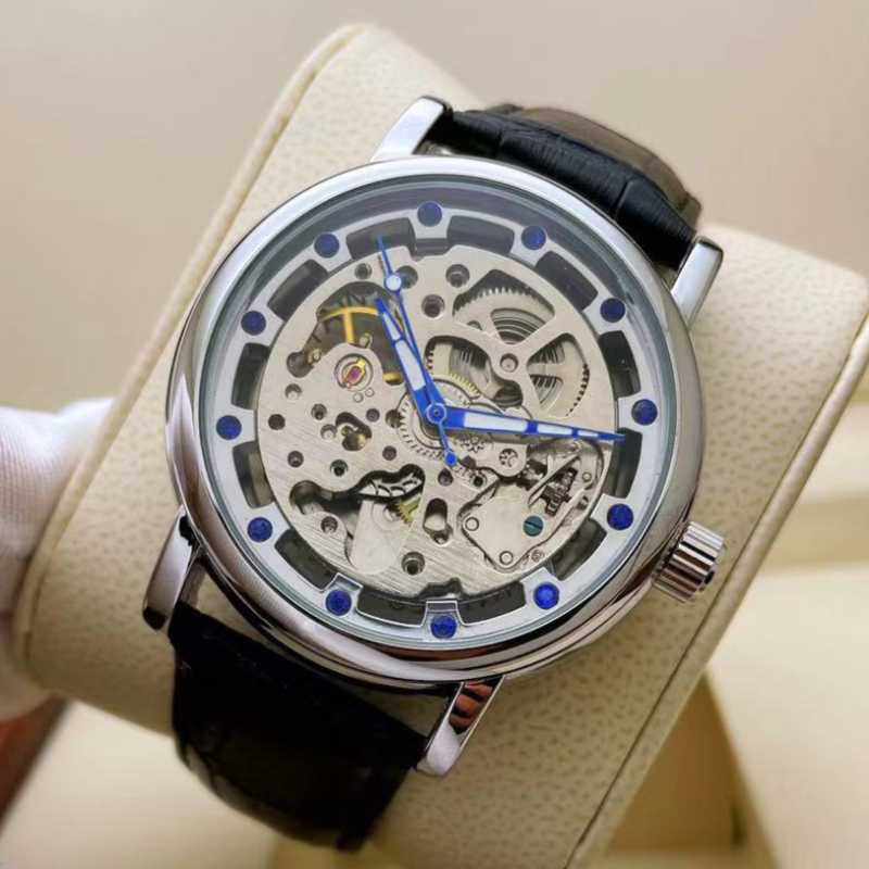 Wristwatches 2021LostSoul Blue Diamond Inlaid Double-Sided Hollow Out Full-Automatic Mechanical Watch Leather Strap Luminous Waterproof, Gold
Wristwatches 2021LostSoul Blue Diamond Inlaid Double-Sided Hollow Out Full-Automatic Mechanical Watch Leather Strap Luminous Waterproof, Gold