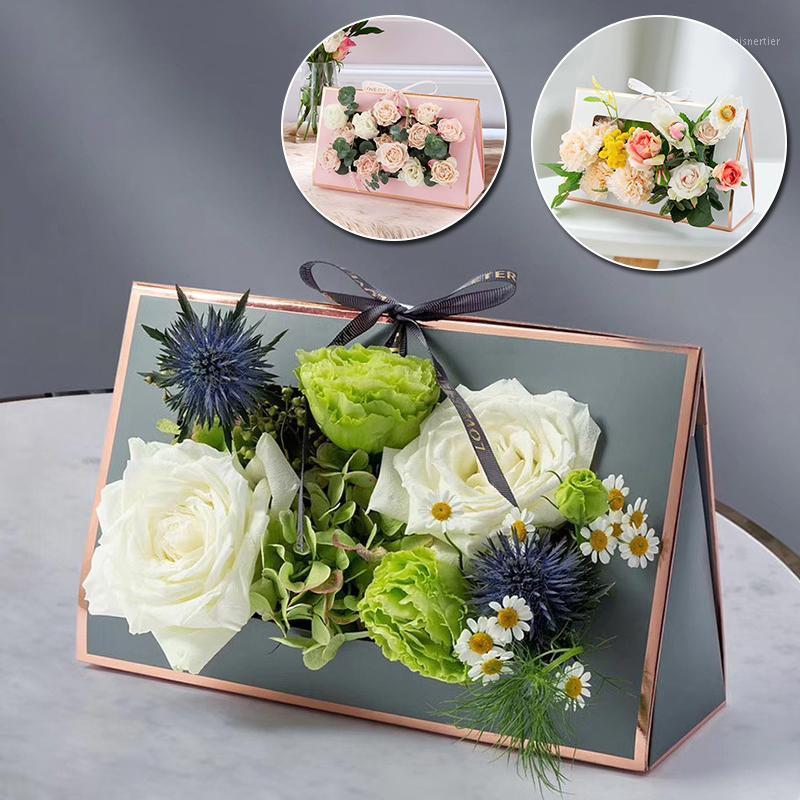 Gift Wrap Transparent Window Packaging Box Wedding Candy Portable Ribbon Flower Paper Simple Party
Gift Wrap Transparent Window Packaging Box Wedding Candy Portable Ribbon Flower Paper Simple Party