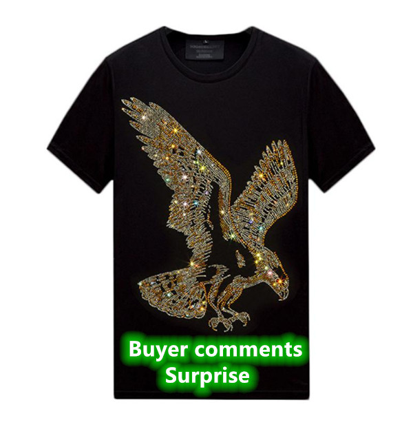 Summer Casual Mens Designer T Shirts Short-sleeved Ht Rhinestone Slim Crew Neck Tops Tee Mercerized Cotton, White;black
Summer Casual Mens Designer T Shirts Short-sleeved Ht Rhinestone Slim Crew Neck Tops Tee Mercerized Cotton, White;black