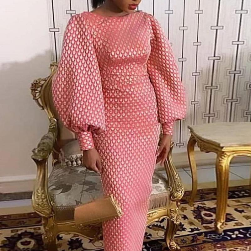 African Fashion Pink Evening Party Dress Autumn Lantern Sleeve Robe Vintage Bodycon Dresses Long Maxi Elegant Vestiods Young Casual
African Fashion Pink Evening Party Dress Autumn Lantern Sleeve Robe Vintage Bodycon Dresses Long Maxi Elegant Vestiods Young Casual