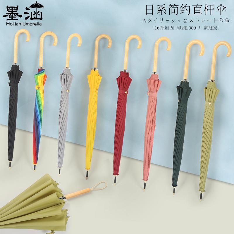 Umbrellas Creative 16k Straight Umbrella Reinforcement Men Business Small Fresh Sun And Rain Dual-purpose Solid Wood, Black
Umbrellas Creative 16k Straight Umbrella Reinforcement Men Business Small Fresh Sun And Rain Dual-purpose Solid Wood, Black