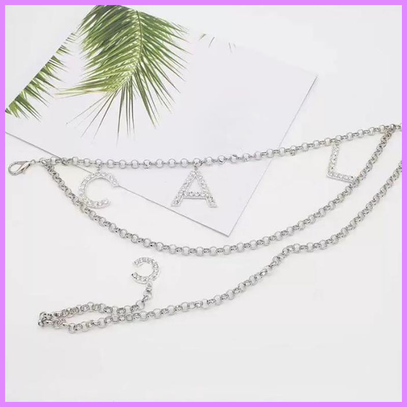 With Diamonds Chain Belt Chains Womens Waistband Designer Golden Sliver Belts Letters Luxury Waist Metal Girdle Accessories Nice D21122210F, Black;brown
With Diamonds Chain Belt Chains Womens Waistband Designer Golden Sliver Belts Letters Luxury Waist Metal Girdle Accessories Nice D21122210F, Black;brown