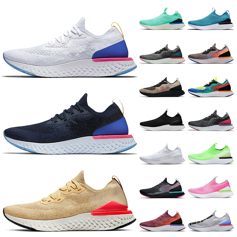 Wholesale Epic React Fly Knit V1 V2 Women Mens Running Shoes South Beach Club Gold Triple White Black Top Quality Lacesless Trainers Sneakers, #11 silver grey black spots 36-45
Wholesale Epic React Fly Knit V1 V2 Women Mens Running Shoes South Beach Club Gold Triple White Black Top Quality Lacesless Trainers Sneakers, #11 silver grey black spots 36-45