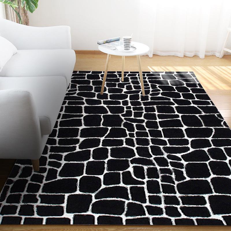 Carpets Soft Flannel Black White 3D Printing Large For Living Room Bedroom Area Rugs Hallway Carpet Kitchen Antislip Floor Mats
Carpets Soft Flannel Black White 3D Printing Large For Living Room Bedroom Area Rugs Hallway Carpet Kitchen Antislip Floor Mats