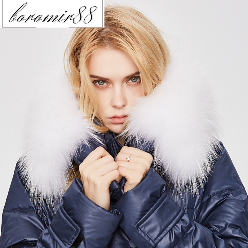 Outwear Parkas Jiazehua 2021 Womens winter extended thickened warm down jacket female raccoon fur collar slim and waist, Black
Outwear Parkas Jiazehua 2021 Womens winter extended thickened warm down jacket female raccoon fur collar slim and waist, Black