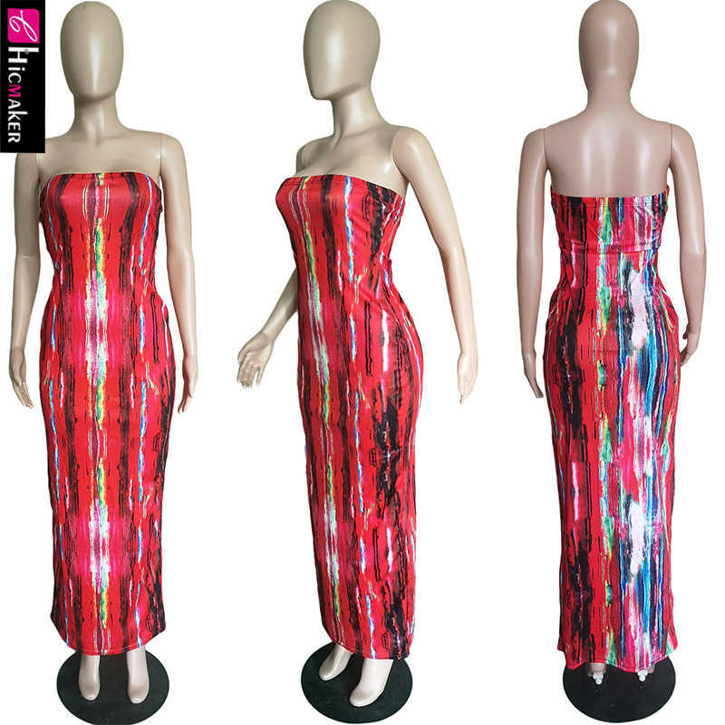 Women Casual Tube Dress Summer Off Shoulder Bodycon Maxi Dress Robe Sexy Evening Party Club Dress 210630