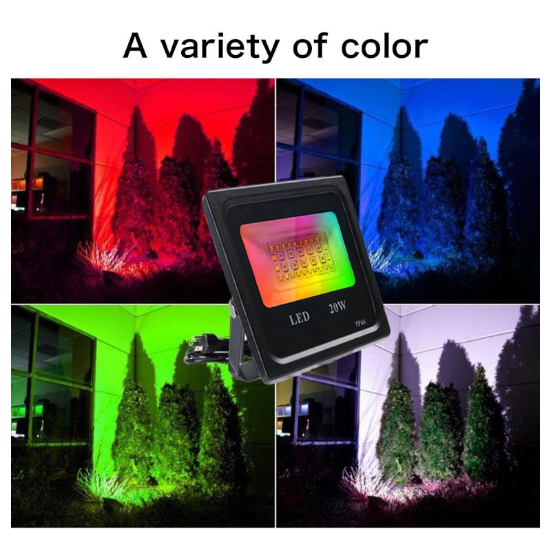 RGB Floodlight 20W Outdoor Wall Washer Lamp Reflector IP66 Bluetooth Control Wifi Smart Flood Lights Garden Lighting Floodlights
RGB Floodlight 20W Outdoor Wall Washer Lamp Reflector IP66 Bluetooth Control Wifi Smart Flood Lights Garden Lighting Floodlights